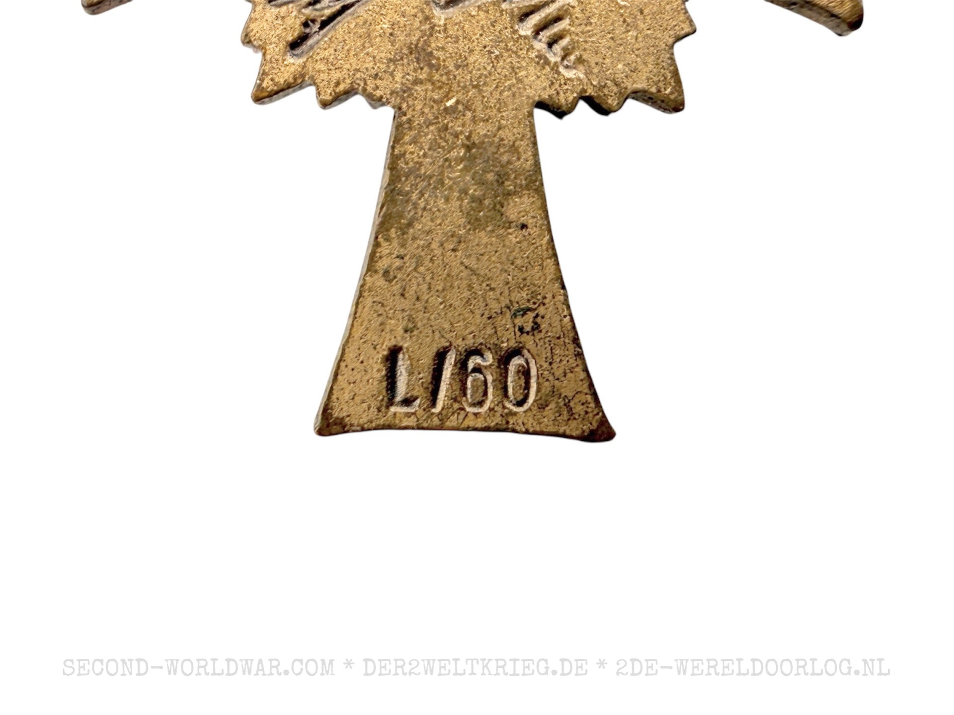 Duits moederkruis (Mutterkreuz) brons miniatuur L/60 in LDO doosje - Afbeelding 4