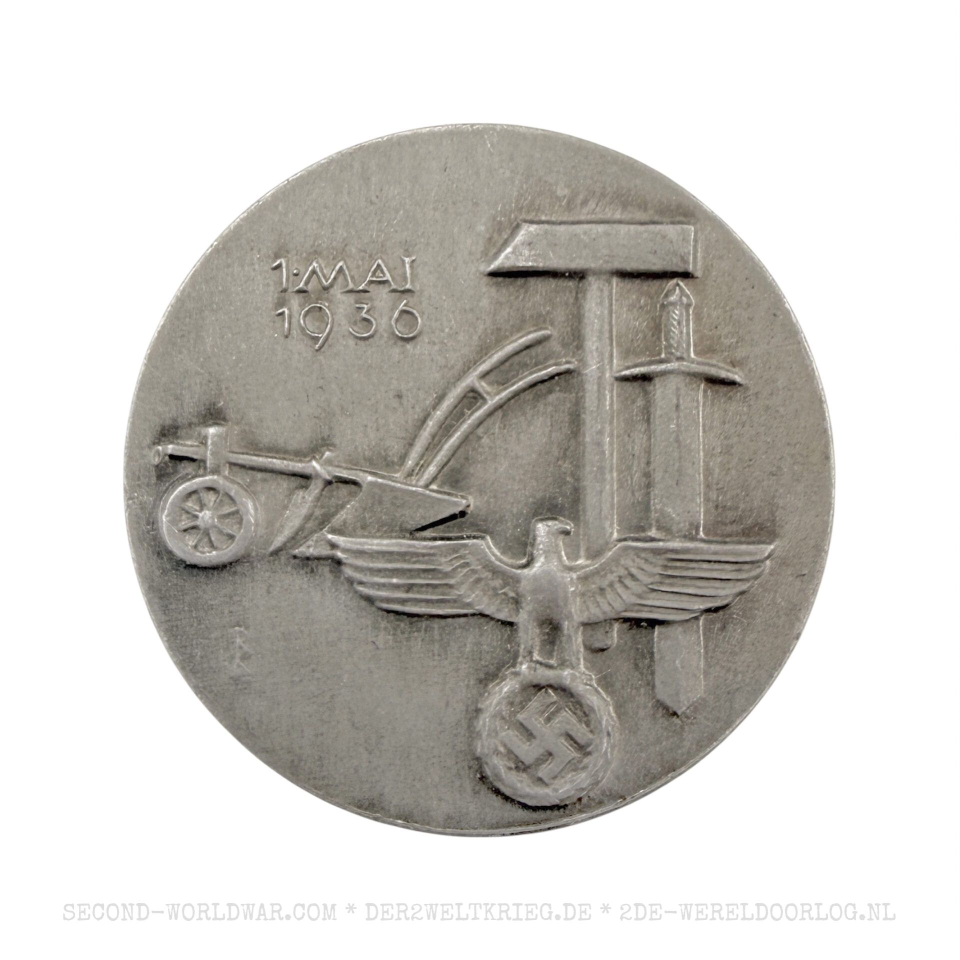 Duitse Tag der Arbeit Abzeichen 1 mei 1936 - Afbeelding 3