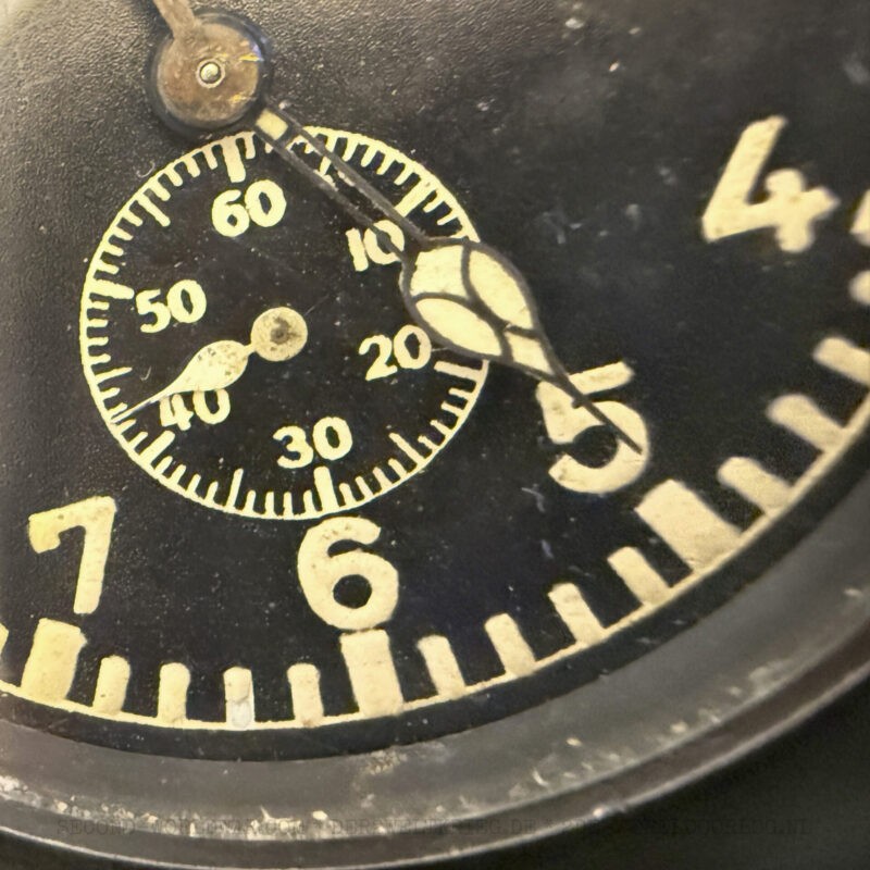Duitse Luftwaffe bureauklok (Betriebsuhr) Junghans 1943 - Afbeelding 7