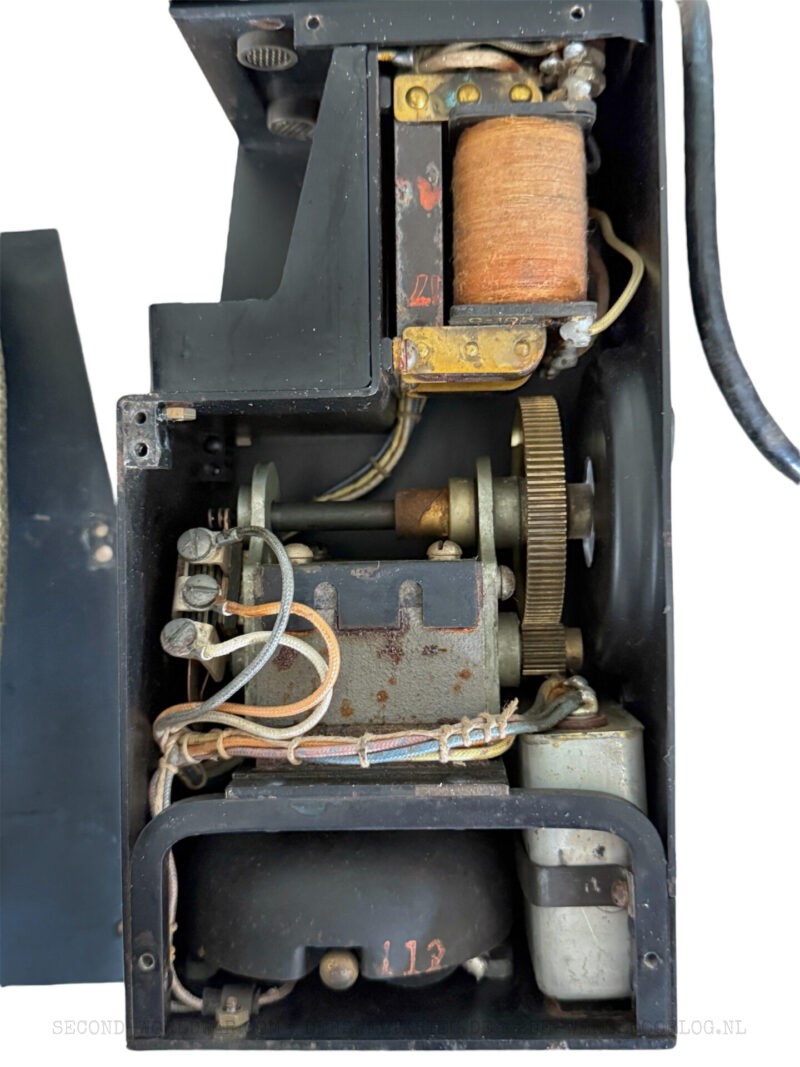 Amerikaanse veldtelefoon EE-8-B in canvas tas 1944 - Afbeelding 6