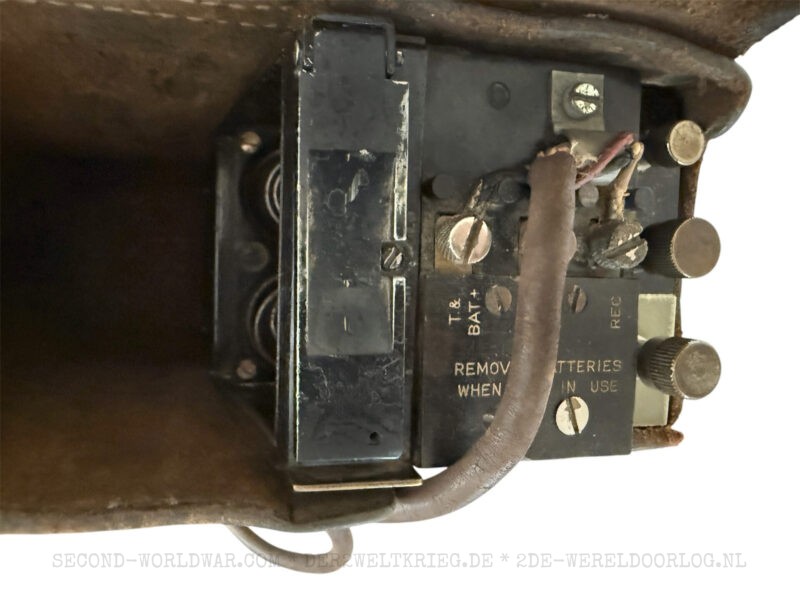 Amerikaanse veldtelefoon EE-8-A in leren tas 1941 - Afbeelding 5