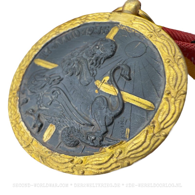 Medaille voor de Spaanse Burgeroorlog 1936-1939 met doosje - Afbeelding 4