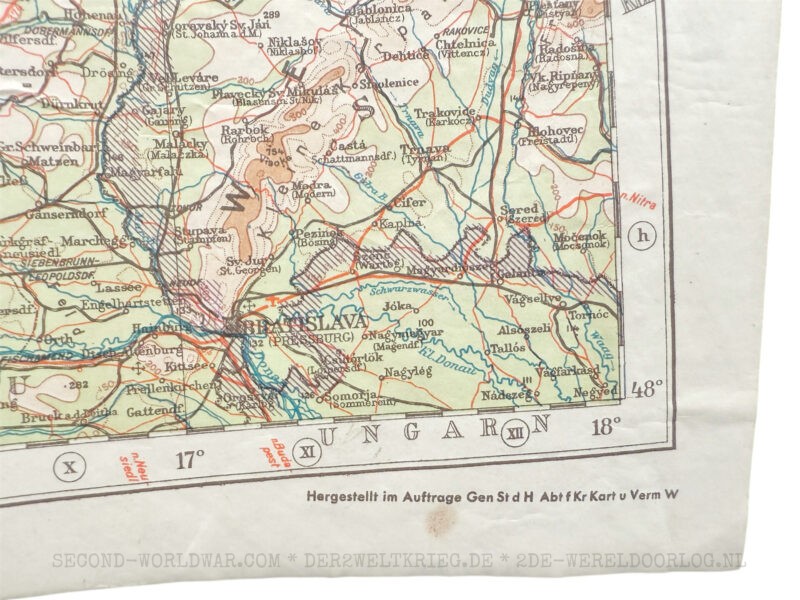 Duitse Luftwaffe Fliegerkarte Duitsland - Afbeelding 3