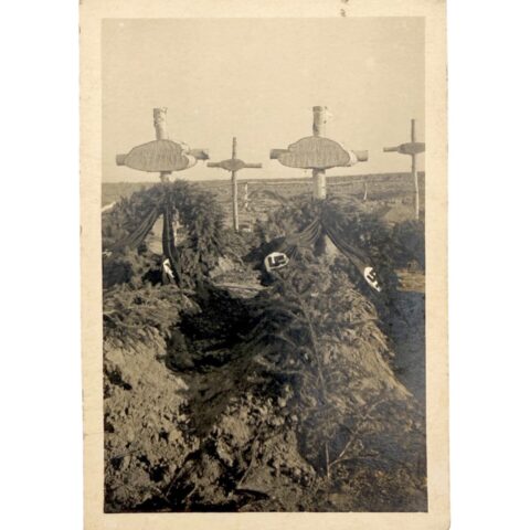 Foto Duitse graven oostfront november 1942