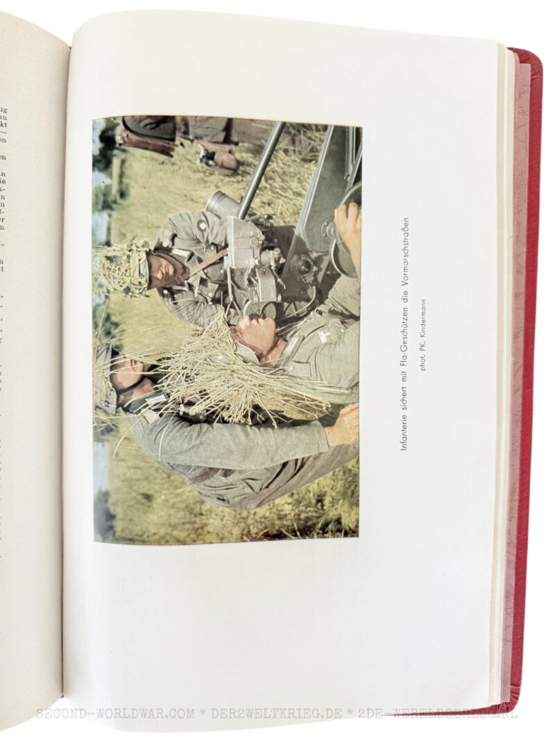 Der Kampf im Westen boek (rood) met 100 stereofoto's en bril - Afbeelding 6