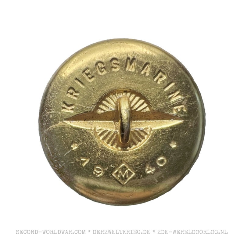 Duitse Kriegsmarine uniform knoop 1940 - Afbeelding 2