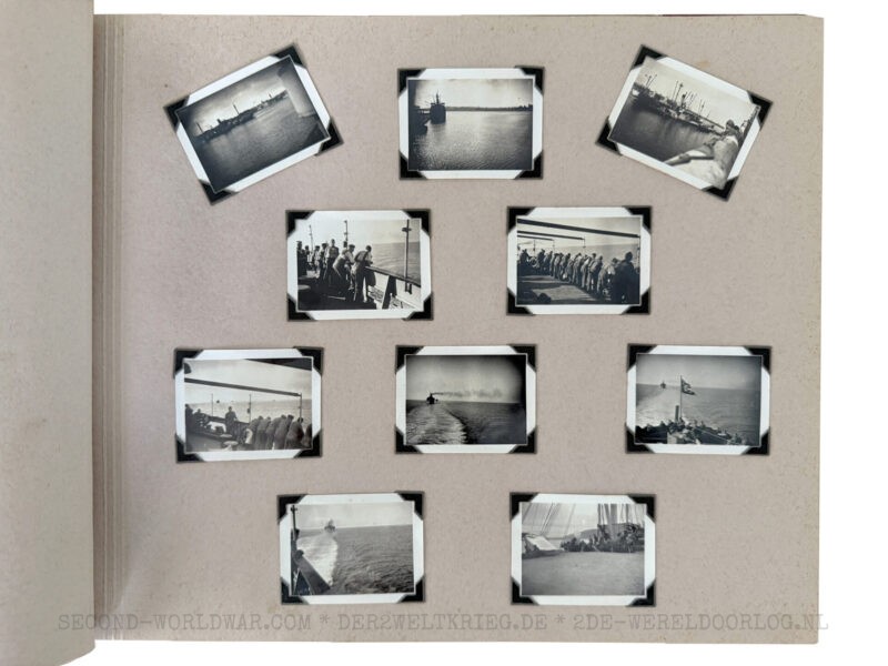 Duits fotoalbum Kriegsmarine Noorwegen 1940-1941 - Afbeelding 10