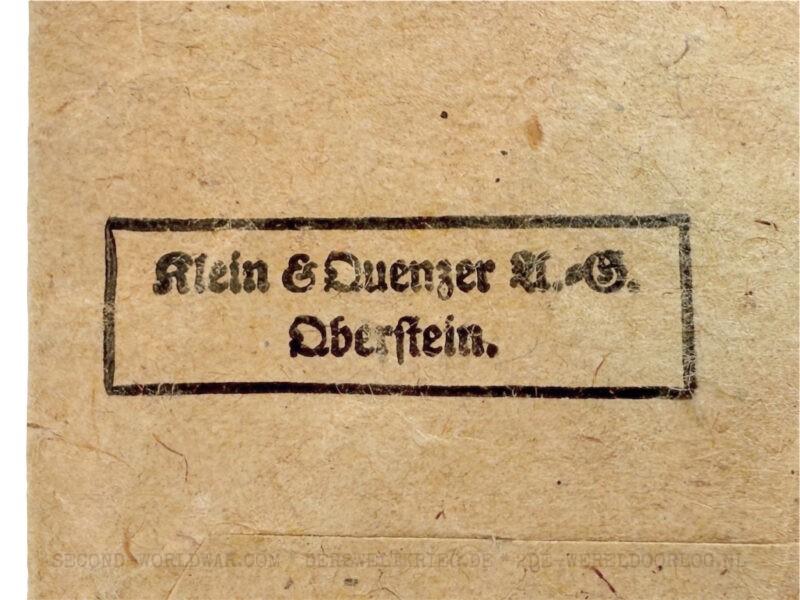 Duits Kriegsverdienstkreuz 2de klasse (KVK2) met zwaarden zakje / envelop Klein & Quenzer - Afbeelding 3