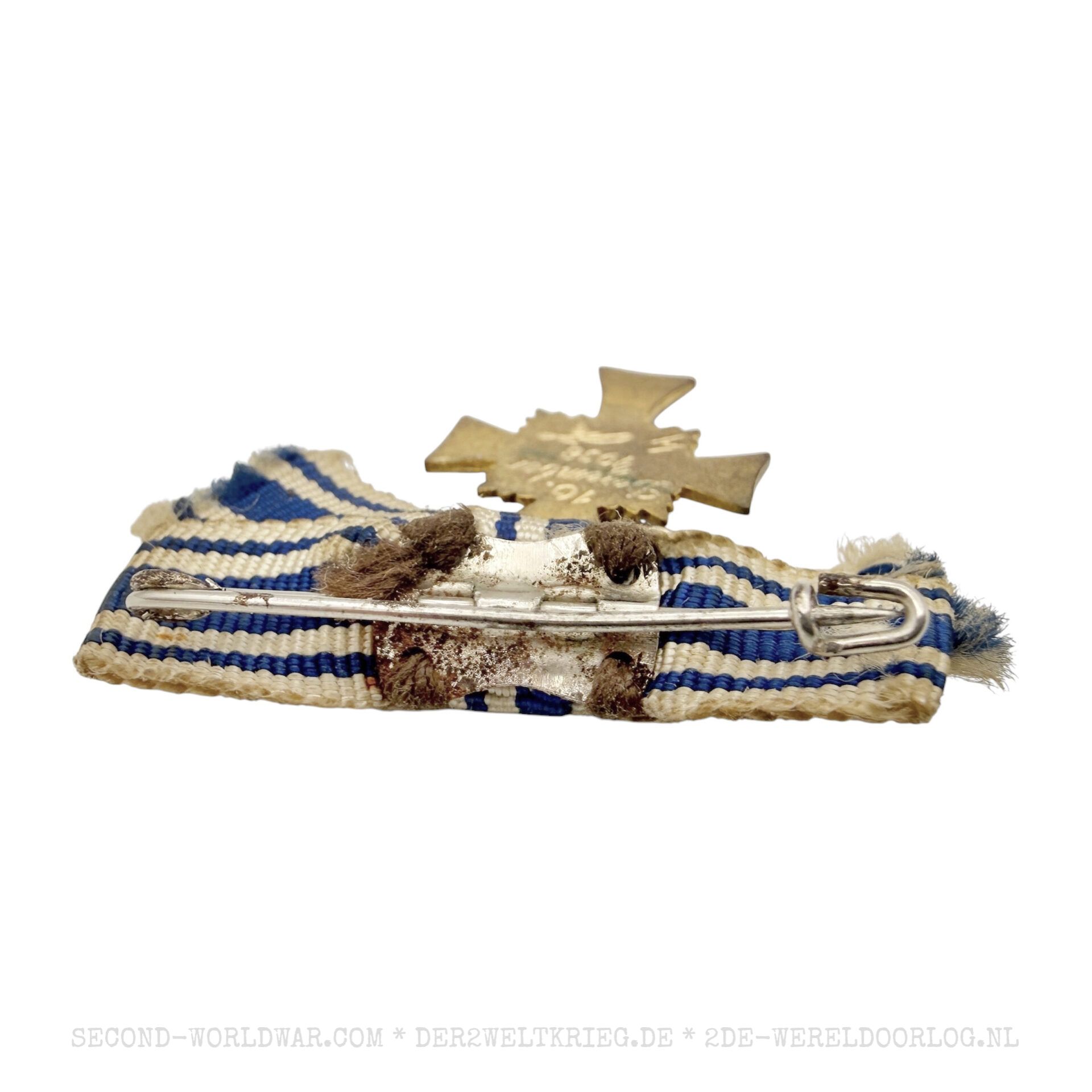 Duits moederkruis (Mutterkreuz) goud miniatuur - Afbeelding 4
