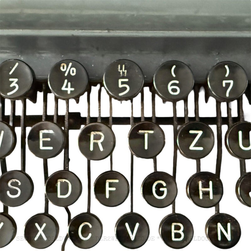 Duitse Olympia Robust typemachine Waffen-SS 1941 - Afbeelding 4