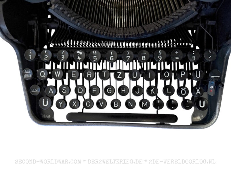 Duitse Olympia Robust typemachine Waffen-SS 1942 - Afbeelding 5