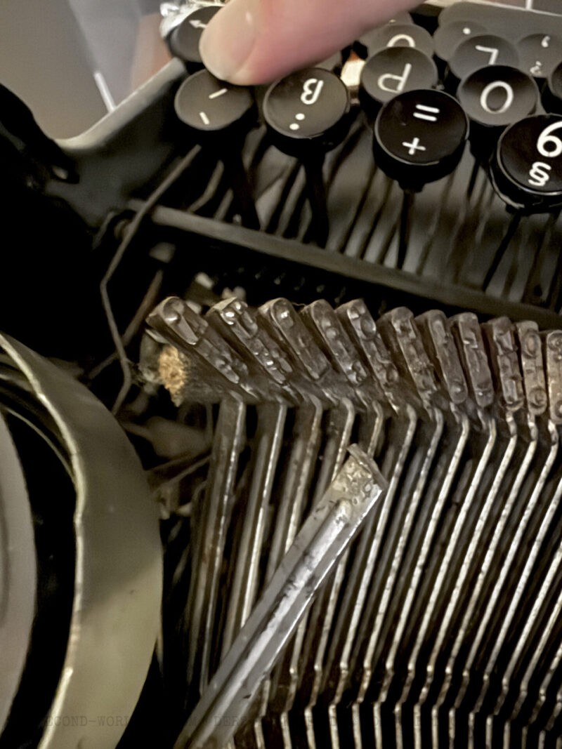 Duitse Olympia Robust typemachine Waffen-SS 1942 - Afbeelding 10