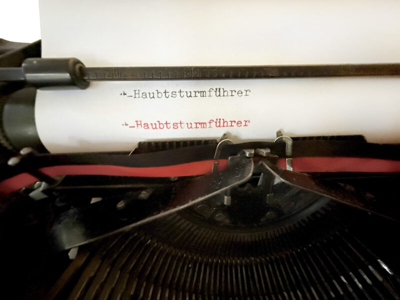 Duitse Olympia Robust typemachine Waffen-SS 1943 - Afbeelding 8