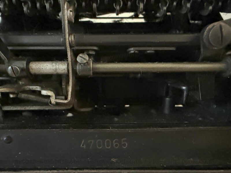 Duitse Olympia Robust typemachine Waffen-SS 1943 - Afbeelding 9