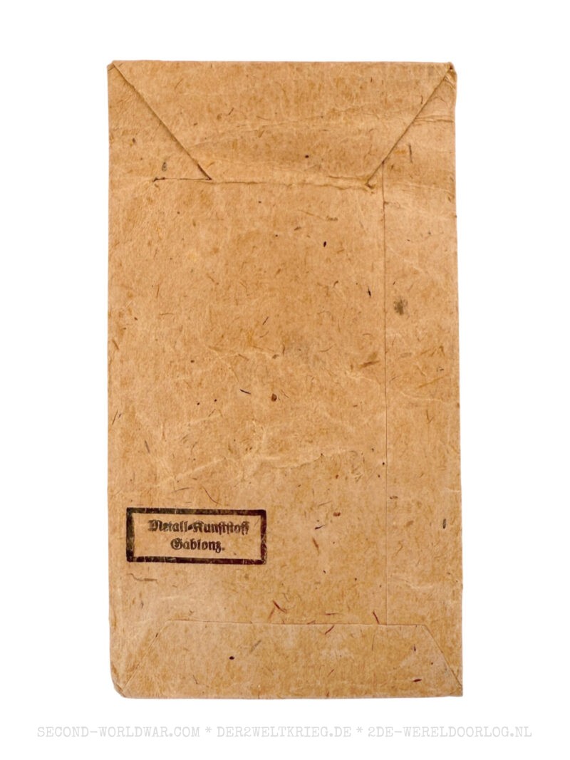 Duitse Oostfrontmedaille (Winterschlacht im Osten) zakje / envelop Metall- und Kunststoff - Afbeelding 2
