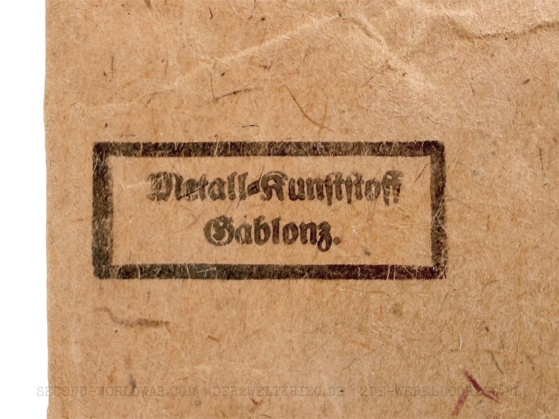 Duitse Oostfrontmedaille (Winterschlacht im Osten) zakje / envelop Metall- und Kunststoff - Afbeelding 3
