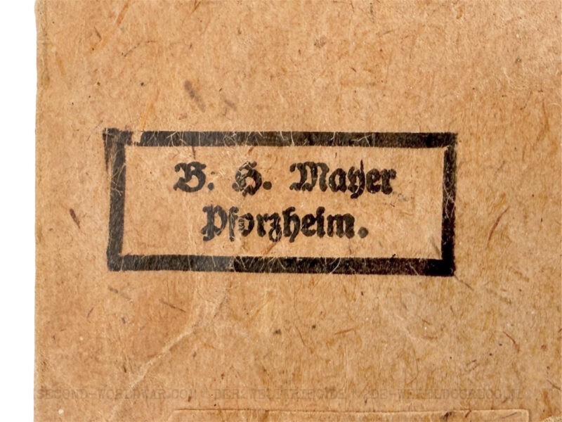 Duitse Oostfrontmedaille (Winterschlacht im Osten) zakje / envelop B.H. Mayer - Afbeelding 3