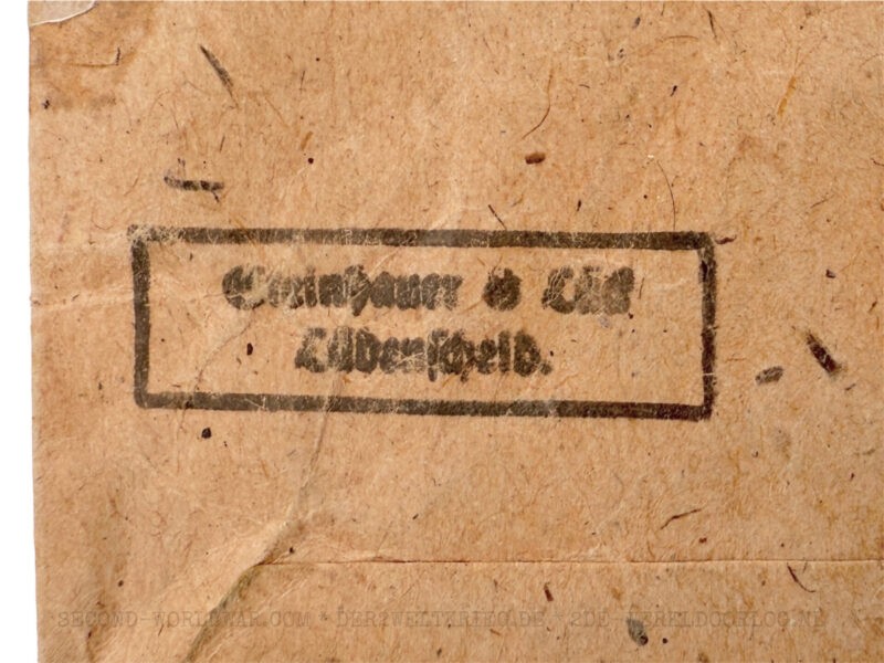 Duitse Oostfrontmedaille (Winterschlacht im Osten) zakje / envelop Steinhauer & Lück - Afbeelding 3