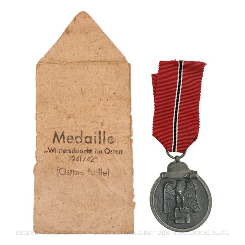 Duitse Oostfrontmedaille (Winterschlacht im Osten) 60 met zakje