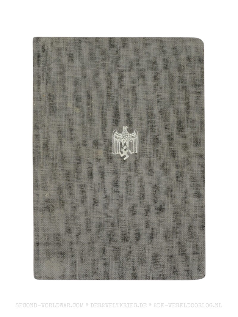 Duits RDB (Reichsbund der Deutschen Beamten) lidmaatschapsboekje