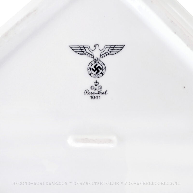 Duitse porseleinen salade schaal Rosenthal 1941 - Afbeelding 4