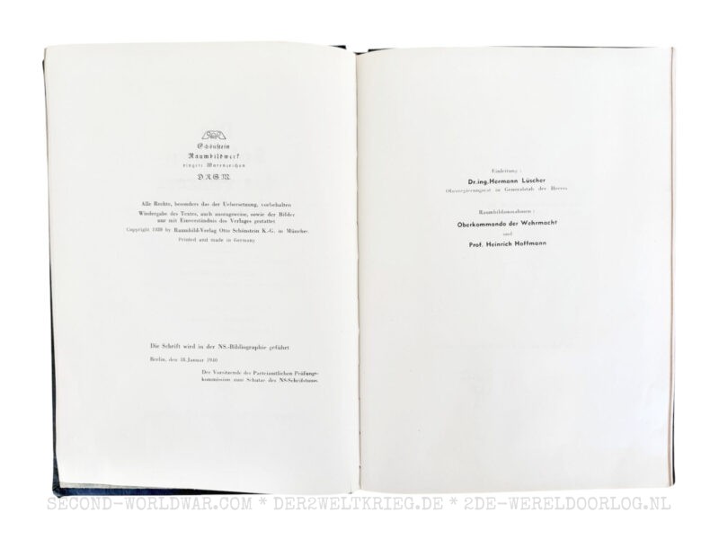 Die Soldaten des Führers im Felde boek (blauw) met 100 stereofoto's en bril - Afbeelding 4