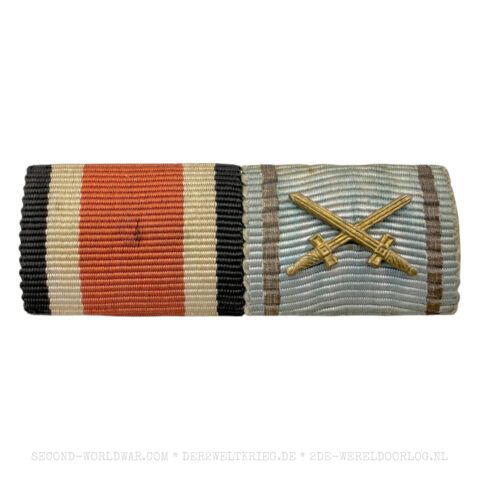 Duitse Wehrmacht baton (Bandspange) 2-delig Bulgarije