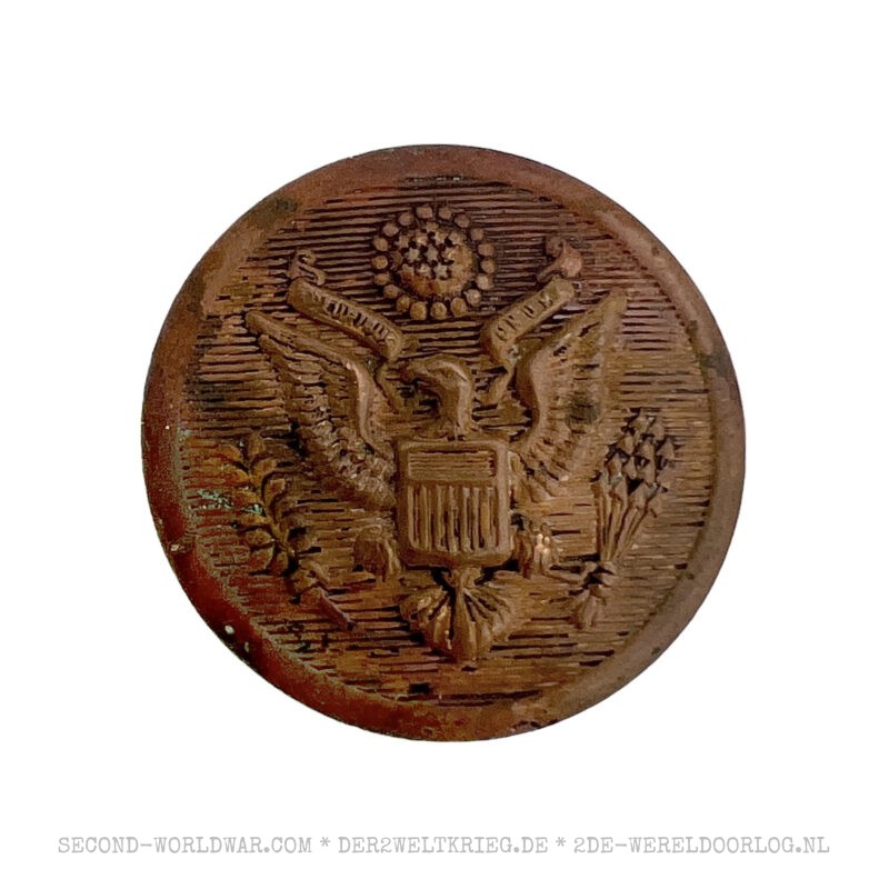 Amerikaanse uniform knoop brons