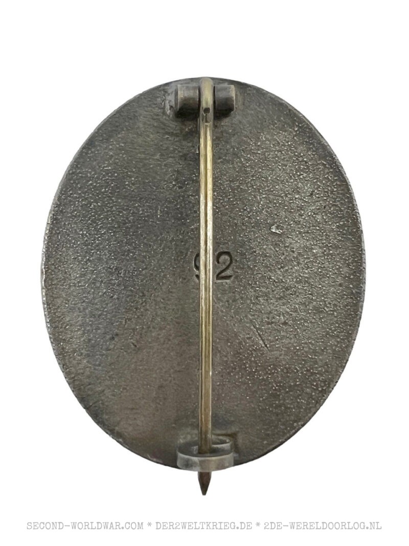 Duitse gewondenbadge (Verwundetenabzeichen) zilver 92 - Afbeelding 2