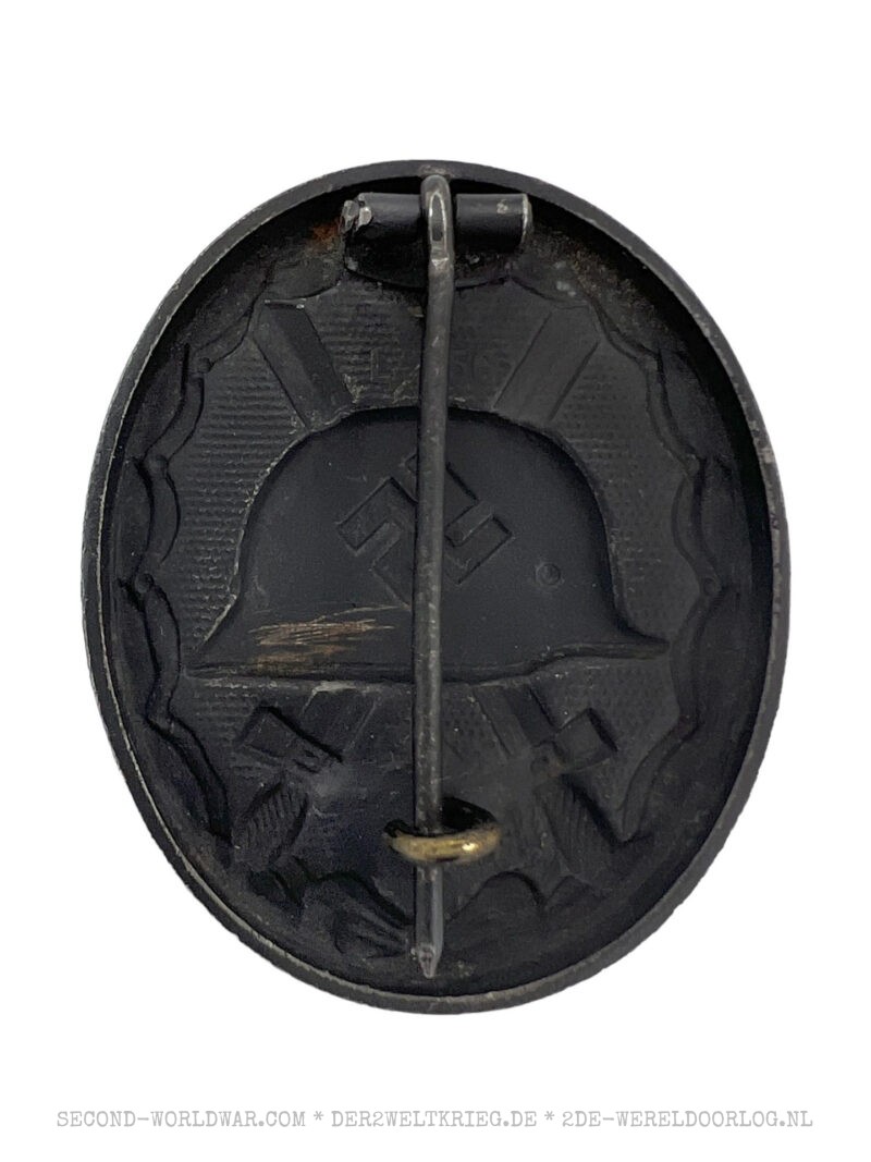 Duitse gewondenbadge (Verwundetenabzeichen) zwart L/56 - Afbeelding 2