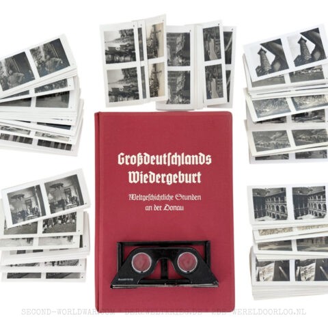 Großdeutschlands Wiedergeburt boek met 120 stereofoto's en bril