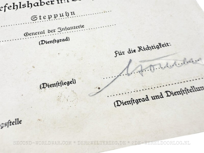 Duitse oorkondes dierenarts Ziegler 1940-1942 - Afbeelding 3